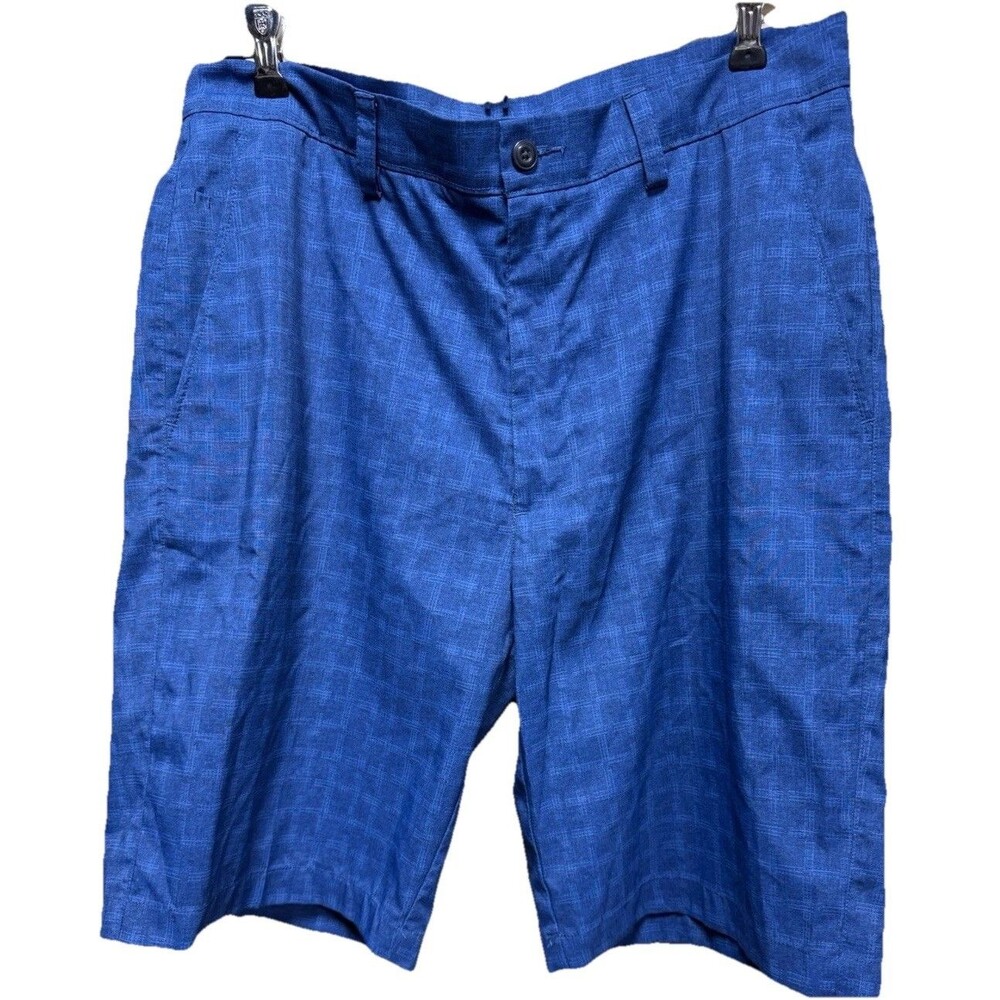 PGA TOUR PRO SERIES Golf Shorts SIZE 32 Navy Plaid
